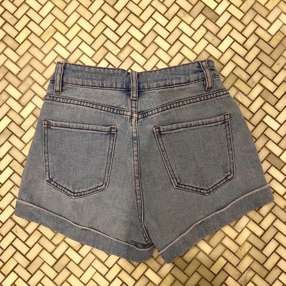 pacsun high rise cuffed jean shorts! - Picture 4 of 9